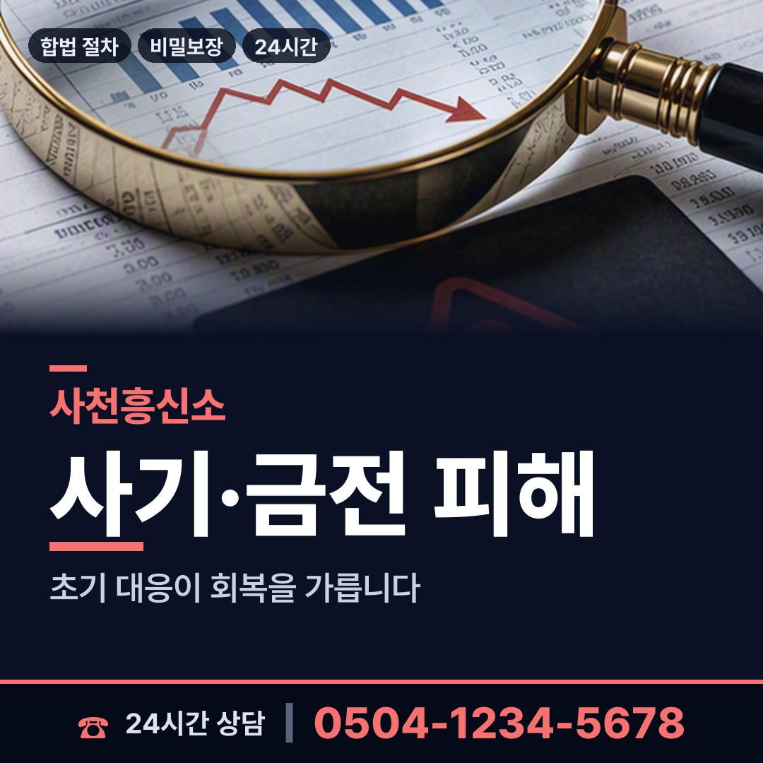 사천 사천읍 내연녀조사 상담 안내